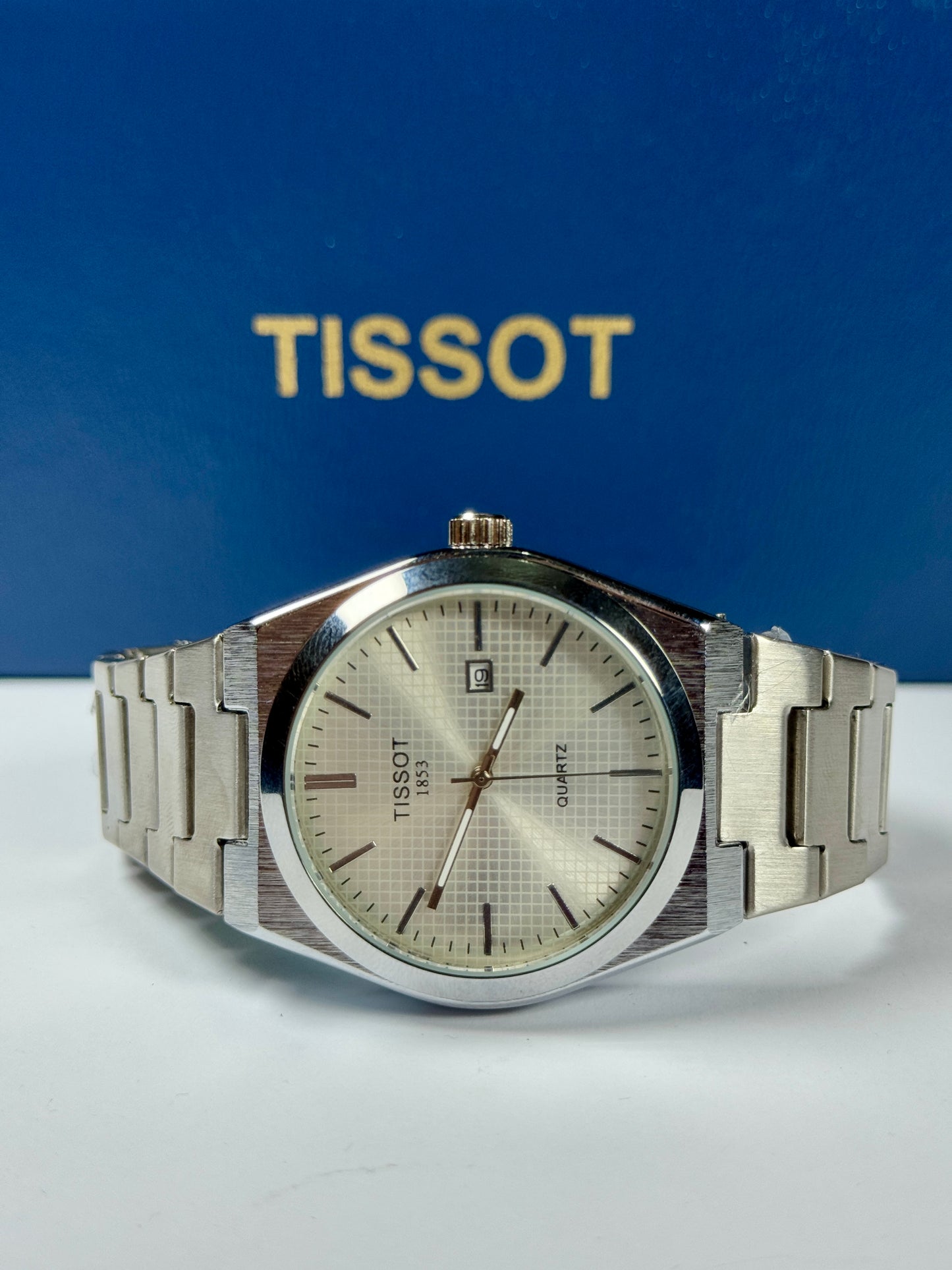 Tissot Powermatic Branded Watch for Men's - White Dial